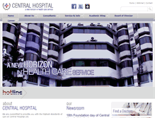 Tablet Screenshot of centralhospitalltdbd.com